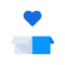 icono caja corazón