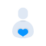icono persona corazón