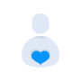 icono persona corazón